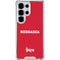University of Nebraska Red Galaxy S25 Ultra Clear Case