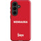 University of Nebraska Red Galaxy S26 Impact Case