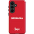 University of Nebraska Red Galaxy S26 Impact Case
