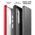 University of Nebraska Red Galaxy S26 Impact Case