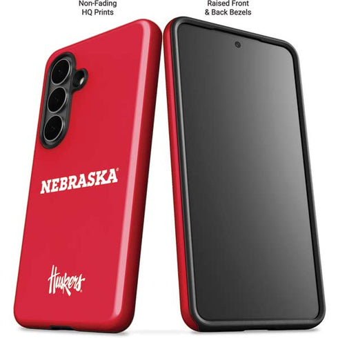 University of Nebraska Red Galaxy S26 Impact Case