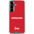 University of Nebraska Red Galaxy S26 Plus Clear Case