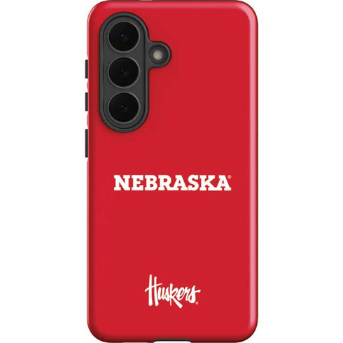 University of Nebraska Red Galaxy S26 Plus Impact Case