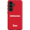 University of Nebraska Red Galaxy S26 Plus Impact Case