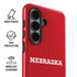 University of Nebraska Red Galaxy S26 Plus Impact Case