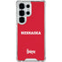 University of Nebraska Red Galaxy S26 Ultra Clear Case
