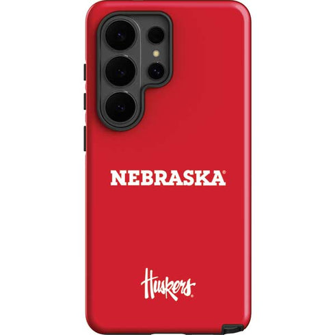 University of Nebraska Red Galaxy S26 Ultra Impact Case