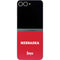 University of Nebraska Red Galaxy Z Flip6 Skin