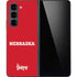 University of Nebraska Red Galaxy Z Fold5 5G Skin
