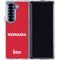 University of Nebraska Red Galaxy Z Fold6 Clear Case