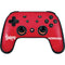 University of Nebraska Red Google Stadia Controller Skin