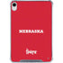 University of Nebraska Red iPad 11th Gen (2025) Clear Case