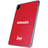 University of Nebraska Red iPad Pro 11in (2024) Clear Case