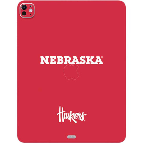 University of Nebraska Red iPad Pro 13in M4 (2024) Skin