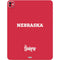 University of Nebraska Red iPad Pro 13in M4 (2024) Skin