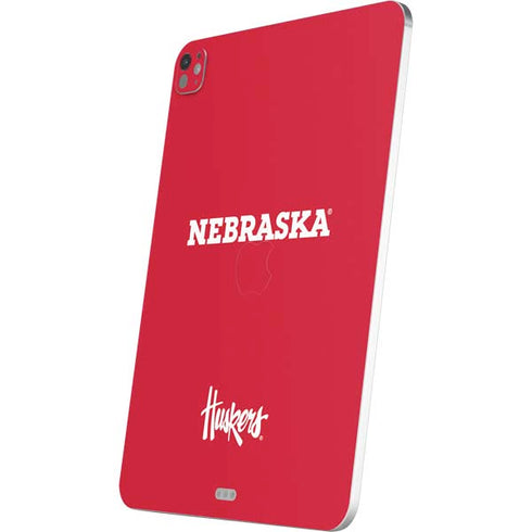 University of Nebraska Red iPad Pro 13in M4 (2024) Skin