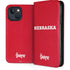 University of Nebraska Red iPhone 15 Plus Folio Case