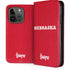 University of Nebraska Red iPhone 15 Pro Folio Case