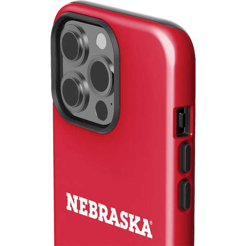 University of Nebraska Red iPhone 15 Pro Impact Case