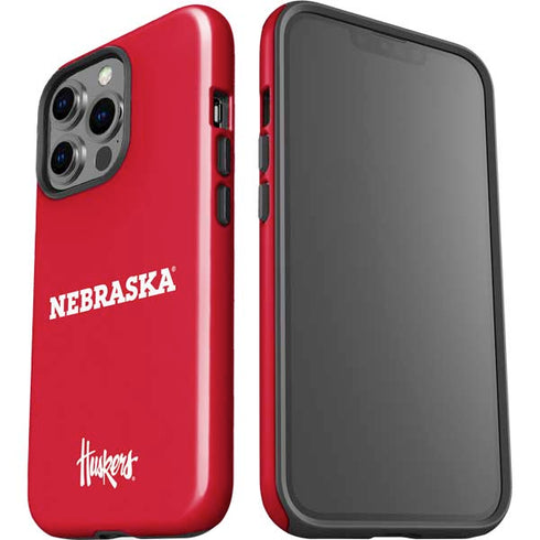 University of Nebraska Red iPhone 15 Pro Impact Case