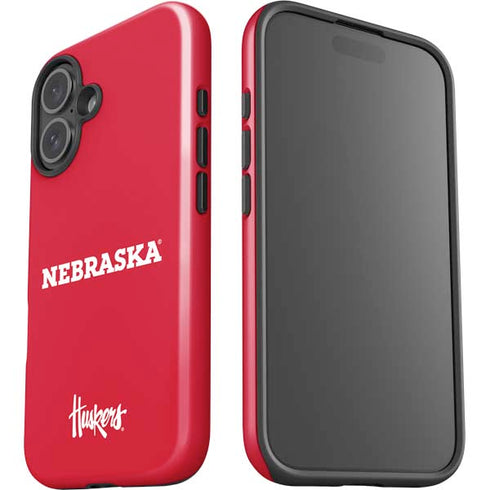 University of Nebraska Red iPhone 16 Impact Case
