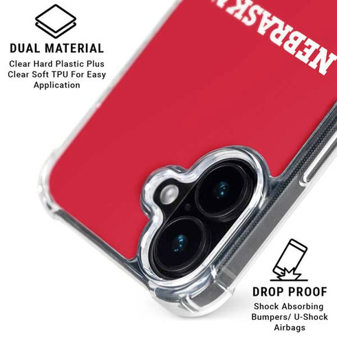 University of Nebraska Red iPhone 16 MagSafe Case