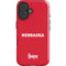 University of Nebraska Red iPhone 16 Plus Impact Case