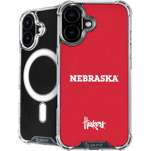 University of Nebraska Red iPhone 16 Plus MagSafe Case