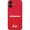 University of Nebraska Red iPhone 16 Plus Skin