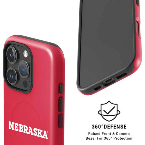 University of Nebraska Red iPhone 16 Pro Magsafe Impact Case