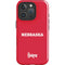 University of Nebraska Red iPhone 16 Pro Max Impact Case