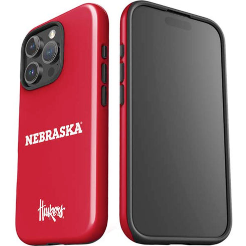 University of Nebraska Red iPhone 16 Pro Max Impact Case