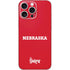 University of Nebraska Red iPhone 16 Pro Max Skin