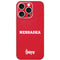 University of Nebraska Red iPhone 16 Pro Skin