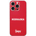 University of Nebraska Red iPhone 16 Pro Skin