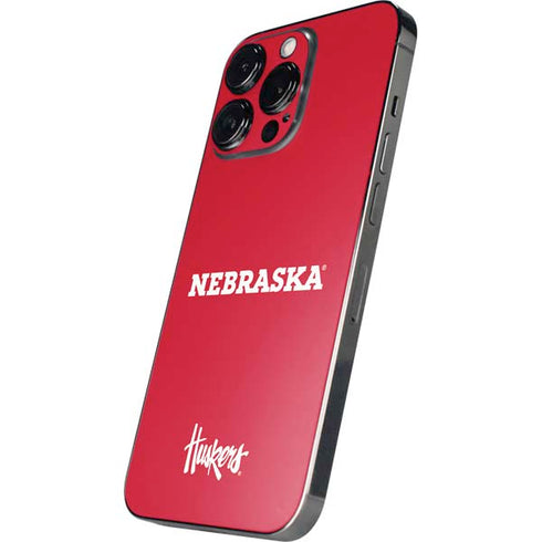 University of Nebraska Red iPhone 16 Pro Skin