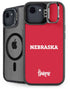 University of Nebraska Red iPhone 16e Kickstand Case