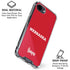 University of Nebraska Red iPhone 16e Clear Case