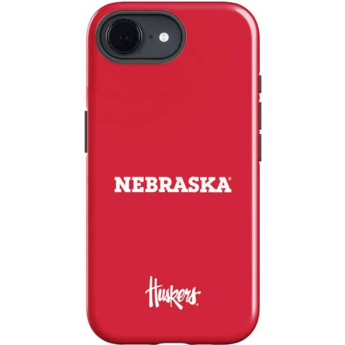University of Nebraska Red iPhone 16e Impact Case