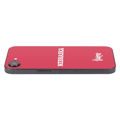 University of Nebraska Red iPhone 16e Skin