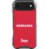 University of Nebraska Red iPhone 17 Air Clear Case