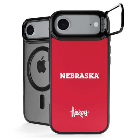 University of Nebraska Red iPhone 17 Air Kickstand Case