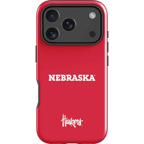 University of Nebraska Red iPhone 17 Pro Impact Case