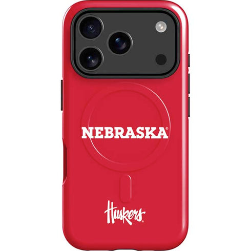 University of Nebraska Red iPhone 17 Pro Magsafe Impact Case