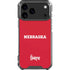 University of Nebraska Red iPhone 17 Pro Max Clear Case