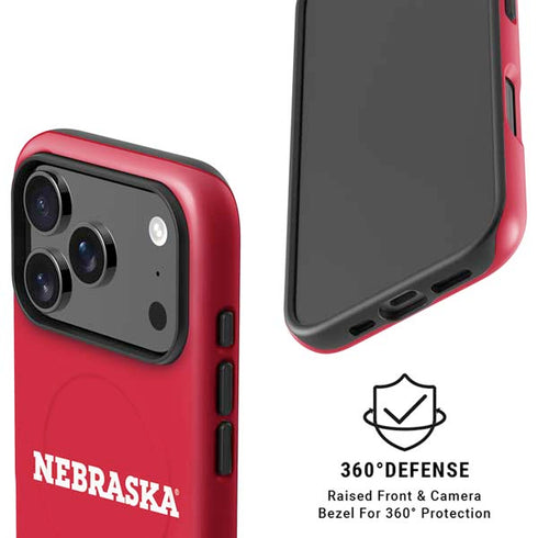 University of Nebraska Red iPhone 17 Pro Max Magsafe Impact Case