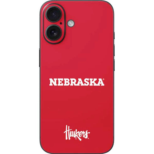 University of Nebraska Red iPhone 17 Skin