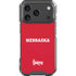 University of Nebraska Red iPhone 18 Pro Clear Case