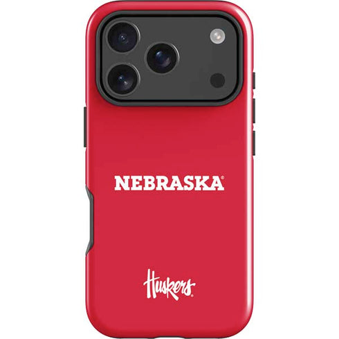 University of Nebraska Red iPhone 18 Pro Impact Case