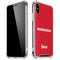 University of Nebraska Red iPhone X/XS Clear Case